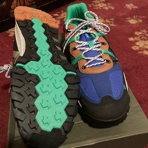 Timberland garrison trails sneakers low black mesh w blue